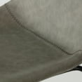 thumbnail image 3 of Cortesi Home Ava Counterstools in Grey Faux Leather (Set of 2), 3 of 10