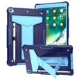 thumbnail image 5 of Case For Samsung Galaxy Tab S8 Plus / S7 Plus / S7FE Tough Hybrid Kickstand Vertical 3in1 Shockproof Anti-Scratch PC + Silicone Armor Tablet Cover [ Blue ], 5 of 6