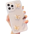 thumbnail image 3 of for iPhone 13 Pro Max Case 6.7 inch,Cute 3D Butterfly Bling Glitter Clear Case with Anti-Fall Lens Cameras Sparkly Soft TPU Case for iPhone 13 Pro Max Cover for Women Girls Transparent, 3 of 7