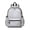 White and Copper, variant on Blue and Black Checkered Pattern Backpack for School, Cute School Bag with Adjustable Shoulder Straps and Padded Back, 13.4"x11"x4.7"