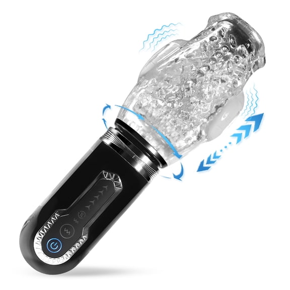 Our Erotic Journey Make Me Cum Rose! Auto Thrusting, Rotating & Vibrating Masturbator | 5 Year Warranty