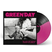 Green Day Saviors (Magenta & Black Color Split Vinyl w/24"x36" Poster, Indie Exclusive) Records & LPs