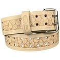 thumbnail image 1 of Leather Carpenters Tool Belt - Embossed Skulls, 1 of 10