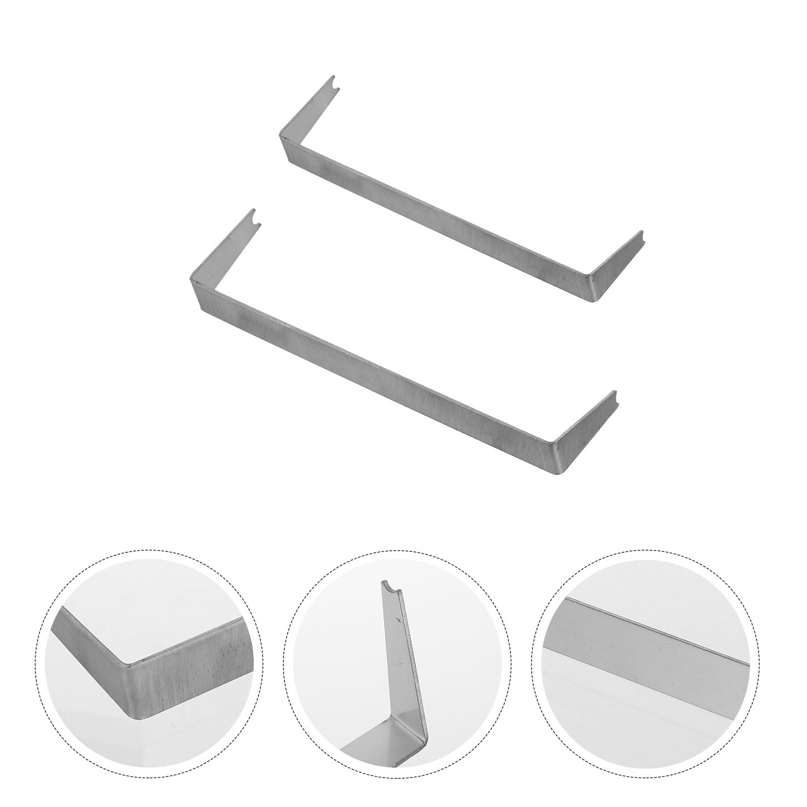 FONDOTIN 2Pcs Pottery Trimming Tool for Craftsmen Silver Stainless Steel Foot Trimmer for Pottery