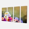 thumbnail image 2 of Tournesol Blanc et Gerbera - Impression sur Toile Florale, 2 of 3