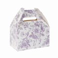 thumbnail image 2 of BalsaCircle 25 White Lavender Tote Gift Boxes Floral Printed Favor Holders Wedding Birthday Events Reception Catering Home Decorations Supplies, 2 of 8