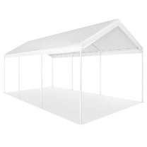 Abba Patio 10X20 ft Commercial Camping Outdoor Easy Pop-up Canopy, Waterproof, White