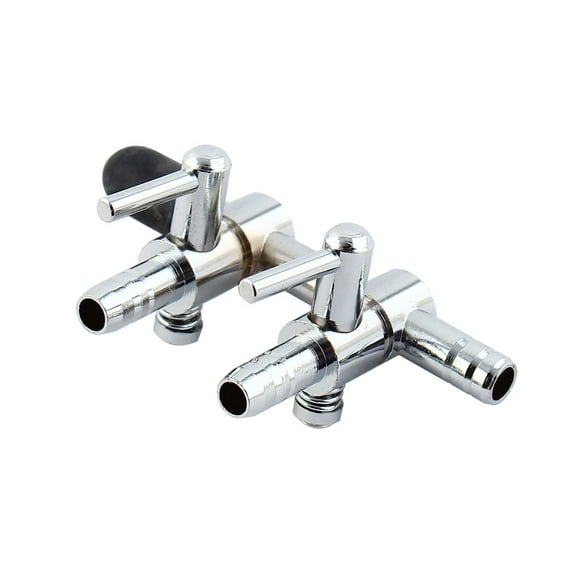 REGALWOVEN O2 Control Air Pump Aquarium Fishing Tank 2 Way Valve Manifold Adjustable Lever Valve