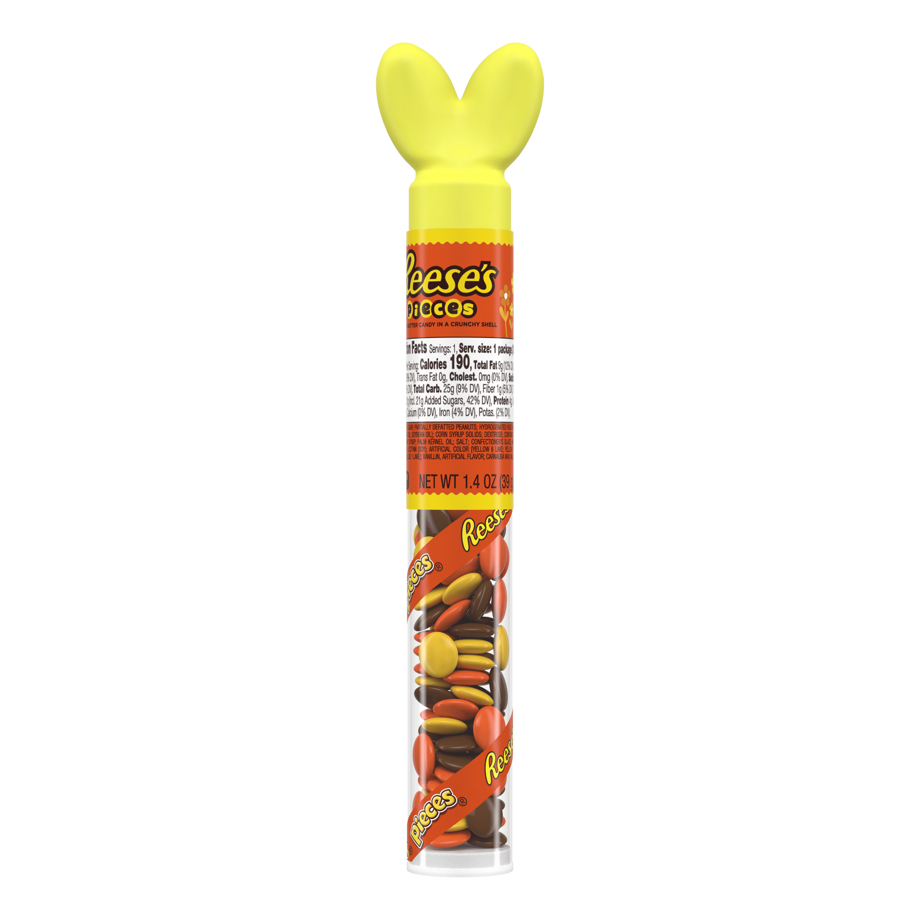 Reese's, Pieces Easter Peanut Butter Candy Filled Cane, 1.4 Oz