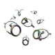 thumbnail image 1 of 9 Uds Kit de reparación de puntas mixtas Kit de reparación de anillos de línea, juego de guía de caña de pescar de acero inoxidable para pesca en el, 1 of 9