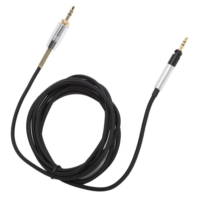 Cable de auriculares de 3,5 mm a 2,5 mm con adaptador de 6,35 mm apto para Sennheiser HD518 HD558 HD595 HD598