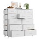 thumbnail image 2 of 12 - cajón moderno hallway y entrada almacenamiento organizer: sturdy metal frame, wood tabletop, y easy - pull handles, 2 of 8