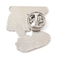 thumbnail image 2 of 10 pc Platinum Alloy Enamel Brooches Pink Microscope 28x26.5mm, 2 of 3