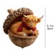 thumbnail image 3 of Artesanías Decorativas 1 pieza de 8cm Animales del bosque con colgantes de árbol de Navidad adorno acrílico para corona y guirnalda de árbol JASKFLY, 3 of 9