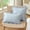 Blue Plaid, variant on 2 Pack Yellow Ruffle Gingham Throw Pillow Covers, 100% Washed Cotton Checkered Farmhouse Decorative Pillow Shams for Bed/Sofa - 18''x18''