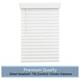 thumbnail image 4 of Cordless, 2 Inch Faux Wood Blind, 22.5" Wide x 24" Long, Window Blinds, Blinds & Shades, Blinds for Indoor Windows, Smooth, Bright White - 22.5" x 24",Bright White, 4 of 9