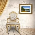 thumbnail image 3 of Hausenflock, Alan 24x17 Gold Ornate Wood Framed with Double Matting Museum Art Print Titled - Mountain Lake I, 3 of 4