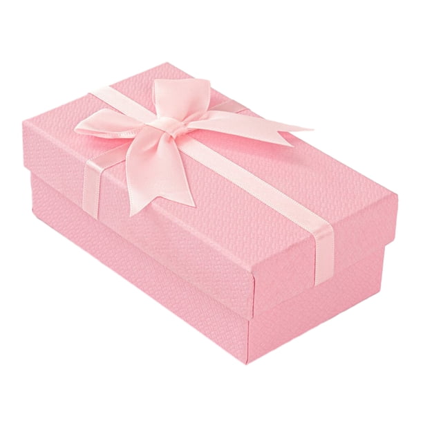 Caja de regalo con lazo, ideal para bodas, damas de honor, cumpleaños, regalos con tapa, dulces, pintalabios, joyas.