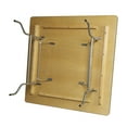 thumbnail image 2 of 48 inch WFT Series Birch Wood Square Folding Table - Rubber Edge, 2 of 6