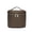 khaki, variant on Customizable Name Portable Travel Storage Bag - Removable Cosmetic Bag with Separate Washing Compartment Pebble Leather