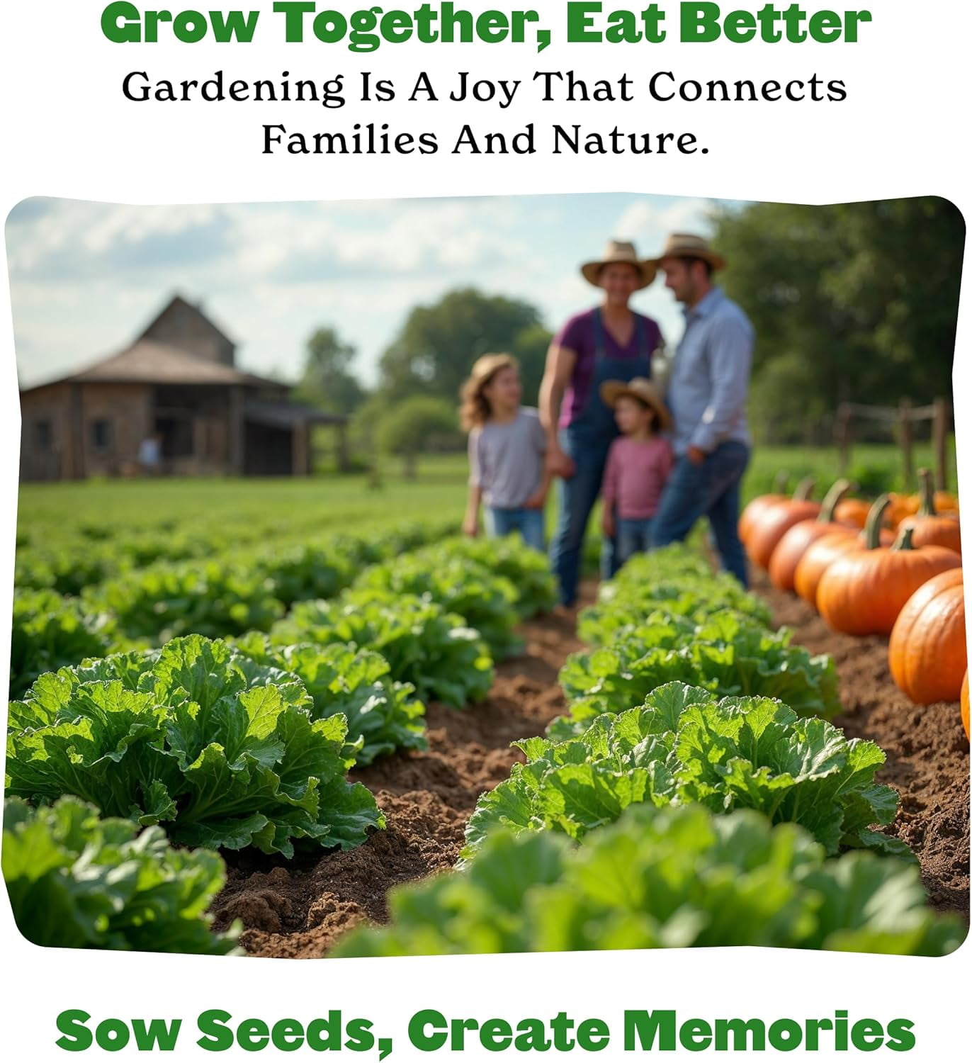 Epic Gardening Organic Vegetable Garden Kit, 10 Non-GMO Varieties, Includes Tomatoes, Squash, Pumpkins, Beans & More, Perfect for Raised Beds