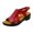 Red, variant on Platform Sandals Women Comfy Lightweight Square-Toe Minimalist Womens House Slippers Size 8 Platform Ankle Strap Summer Dress Shoes
