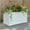 White, variant on MAYNE 5826W Fairfield 20x36 Patio Planter- White-