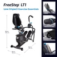 thumbnail image 2 of Teeter FreeStep Recumbent Cross Trainer and Cardio Elliptical, Black, 2 of 12
