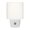 White, variant on Neutral Grid Dots Night Lights, Modern Minimalist Brown Square Blocks Smart Auto Dusk to Dawn Sensor Nightlights Plug-in Nightlight for Bedroom Bathroom Living Room Kitchen Hallway
