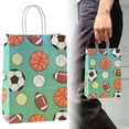 thumbnail image 2 of Flour Storage Bag Soccer Bags Paper Packaging with Handles Perfect for Sports Events and Celebrations Food Storage Bag Kitchen Organizer Bag Reusable Storage Pouch Pantry Bag, 2 of 5