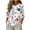 Red, variant on Zivyakyron Summer T-Shirts Womens Everyday Fourth of July Patriotic Top for Ladies 3/4 Sleeve Loose Casual Clothes