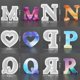 thumbnail image 5 of Molde de silicona para letras EVERELAM, paquete de 26 piezas para resina, pastel y arcilla, 5 of 7