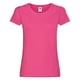 thumbnail image 1 of Fruit of the Loom - Camiseta de manga corta ajustada modelo Lady-Fit Original para mujer (Fucsia), 1 of 2