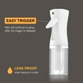thumbnail image 3 of 2 Pack Continuous Spray Bottles - Ultra Fine Mist Sprayer | Water Spray Bottle For Hair Mister Spray Bottle | Hair Spray Bottles For Hairstyling, Cleaning, Salons - 2pk 6.8 OZ / 200 ML, 3 of 6