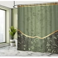 thumbnail image 4 of Ambesonne Eastern Shower Curtain, Oriental Abstract Floral, 69"Wx75"L, Sage Green, 4 of 4