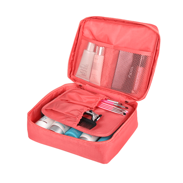 compact travel makeup bag