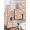 thumbnail image 2 of Easter Bunny Kitchen Dish Towels for Drying Dishes Set of 4, Colorful Eggs Spring Leaves Daisy Yellow Pink Plaid Waffle Weave Microfiber Hand Tea Bathroom Towels Quick Dry & Absorbent Towel 15.7x23.6, 2 of 7