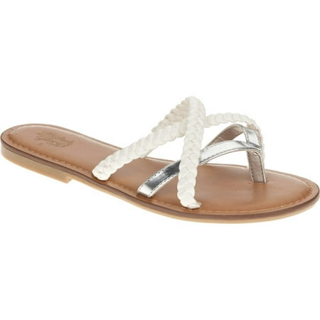 Faded Glory Women's Shala Braided Thong Sandal