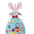 thumbnail image 6 of Fun Easter Felt Craft Ornaments with Hanging Craft Kits for Kids Easter Birthday Party Favor - pink, 6 of 8