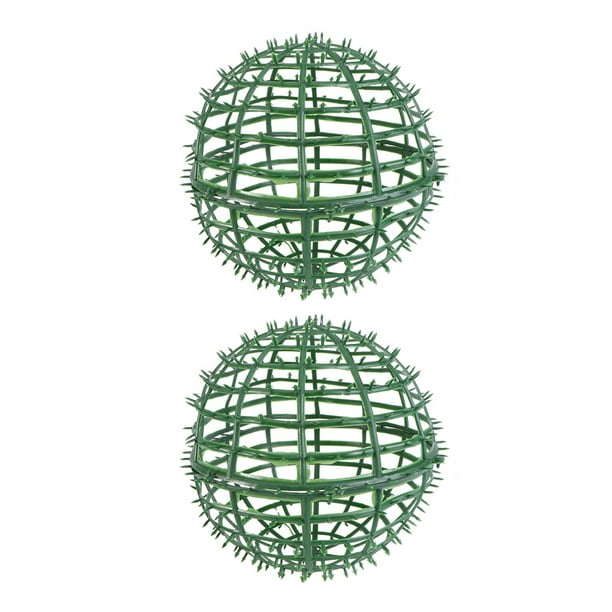 EeaseMX 2 soportes de plástico para bolas de hierba, soportes para flores de boda, decoración de bolas de hierba