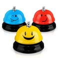 thumbnail image 1 of Timbre de escritorio Call Bell Hotop de acero inoxidable para servicio, 3 unidades, 1 of 6