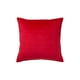 thumbnail image 2 of Funda para cojín de asiento Wosthever terciopelo decorativa con cremallera Rojo 50x50cm, 2 of 6