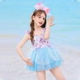 thumbnail image 6 of lnmuld Ballet Leotards for Girls Toddler Dance Ballet Leotard with Skirt Ballerina Dresses Tutu Outfits Flutter Sleeve Size:7-8 Years, 6 of 8