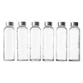 thumbnail image 1 of Juego de botellas de agua de vidrio Epica, 18 oz (532 ml), sin BPA, x6, 1 of 9