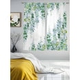 thumbnail image 2 of Sage Green Wisteria Sheer Curtains 63 Inch Length 2 Panels Set, Sprinng Summer Pastoral Botanical Voile Window Treatment Rod Pocket Curtains Sheers Drapes for Bedroom/Living Room/Kitchen 52x"63"x2, 2 of 7