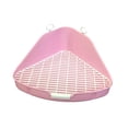 thumbnail image 2 of Rabbit Toilet Pets Pan Potty Trainer for Ferret Hamster Small Animals Pink, 2 of 7