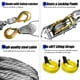 thumbnail image 5 of Cable de acero Come Along Fithoist de 2 toneladas con 2 ganchos, 5 of 6