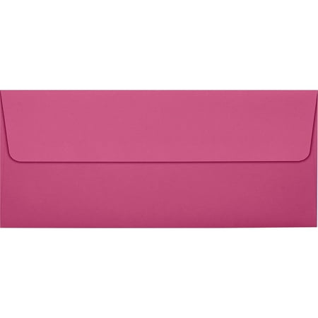 UPC: 0642213078140 | LUX #10 Square Flap Envelopes (4 1/8 x 9 1/2) 50/Pack Magenta (EX4860-10-50)