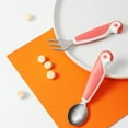 thumbnail image 4 of EeaseCA 1 Set Baby Spoon and Forks Kids Training Tableware Baby Dinning Utensils, 4 of 8