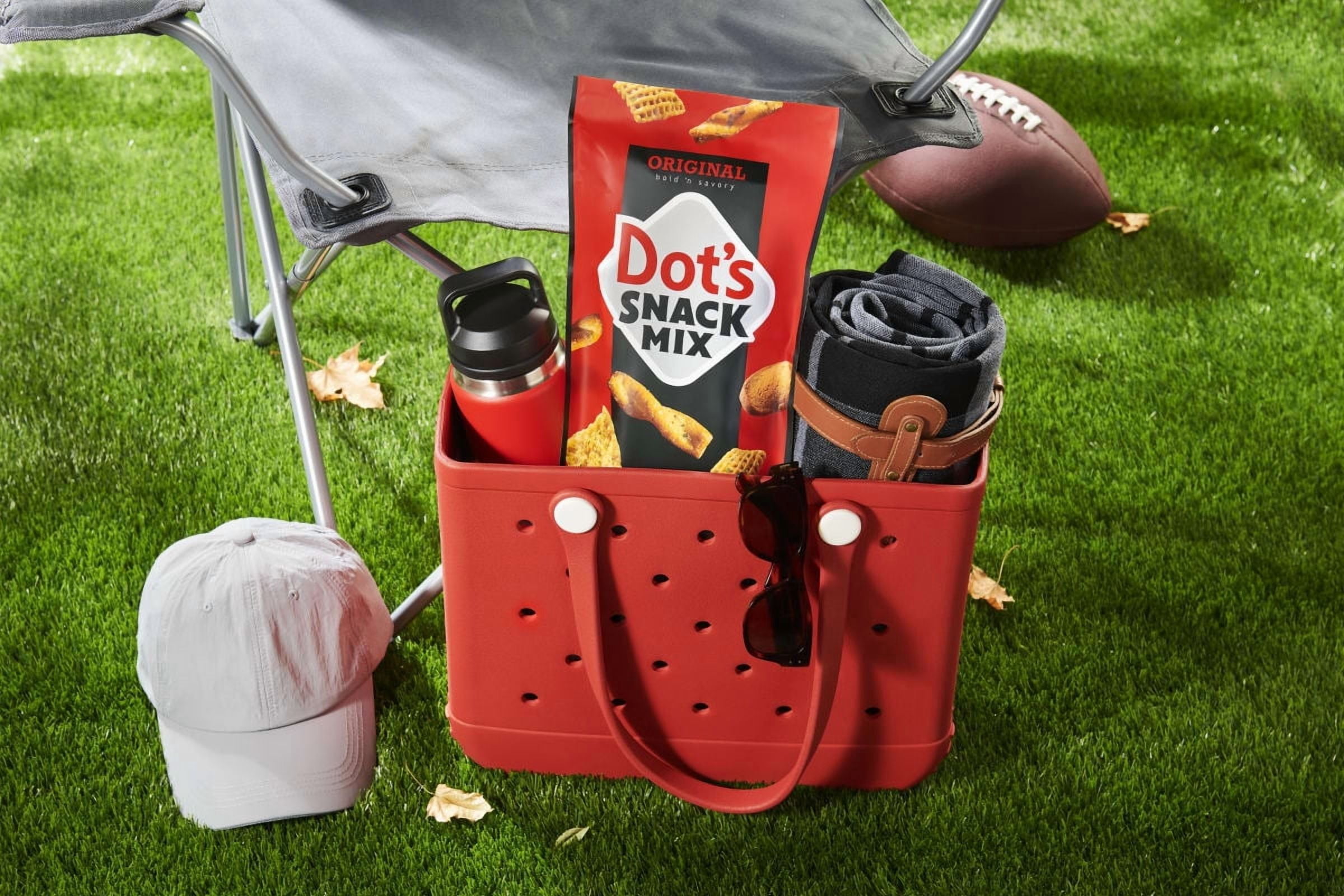 Dot's Snack Mix, Original Flavor Mini Pretzels, Original Flavor Corn Cereal, Bold Cheese Pita Chips, and Garlic Rye Chips 14 oz